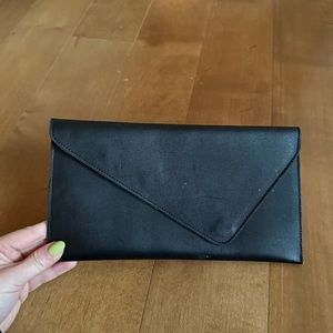 Nisolo leather clutch